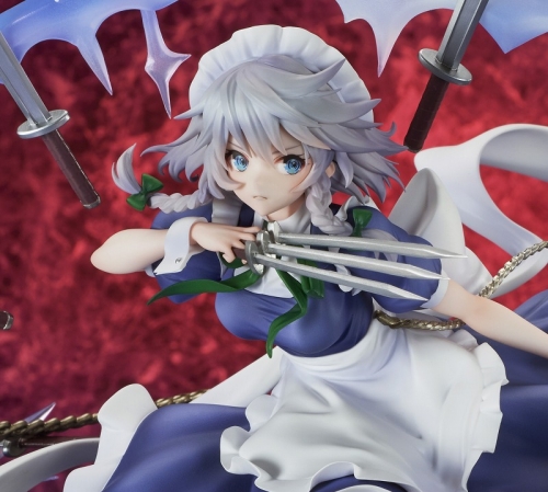 十六夜咲夜 東方プロジェクト 握り締めた 3Dポスター 非売品 レア 人気 