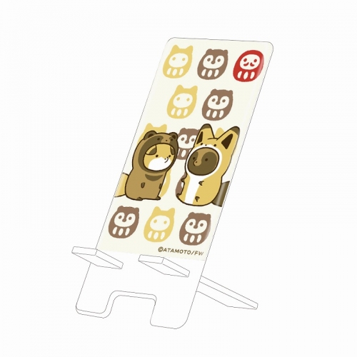 グッズ スタンドポップ タヌキとキツネ スマホスタンドc アニメイト