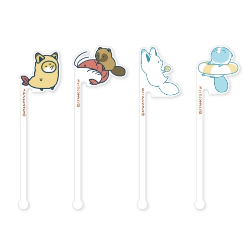 グッズ その他 タヌキとキツネ マドラーd アニメイト