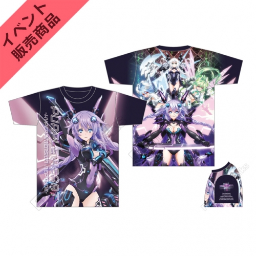 グッズ Tシャツ アニメ 超次元ゲイム ネプテューヌ フルグラフィックｔシャツb アニメエキスポ19 アニメイト