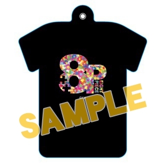 【グッズ-パスケース】8P Tシャツ型パスケース フラワーロゴver.