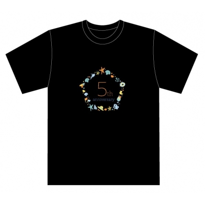 【グッズ-Tシャツ】8P(エイトピース) 5周年Tシャツ 黒(XL)