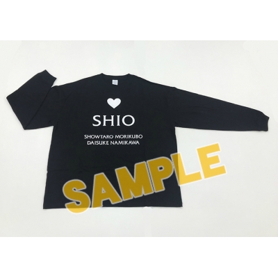【グッズ-Tシャツ】つまみは塩だけ ビッグシルエットロングスリーブTシャツ2021黒 Mサイズ