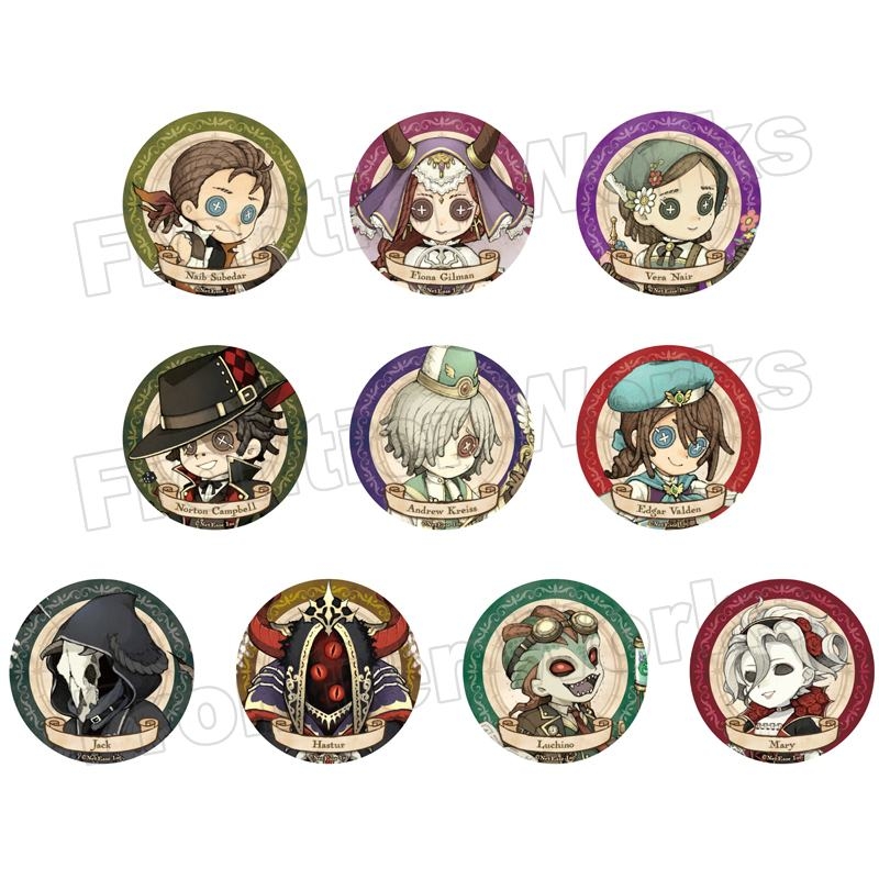 グッズ-バッチ】Identity V ファンタジーシリーズ トレーディング缶 