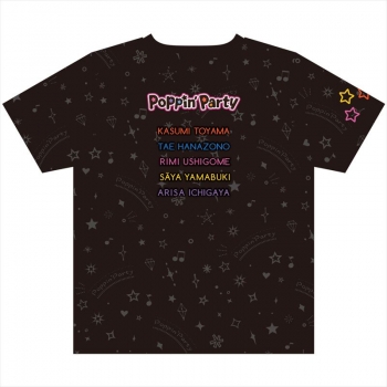 グッズ-Tシャツ】バンドリ!ガールズバンドパーティ! フルグラフィックT 