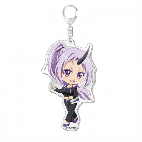 グッズ キーホルダー 転生したらスライムだった件 ラメ入りbigアクリルキーホルダー シオンver アニメイト
