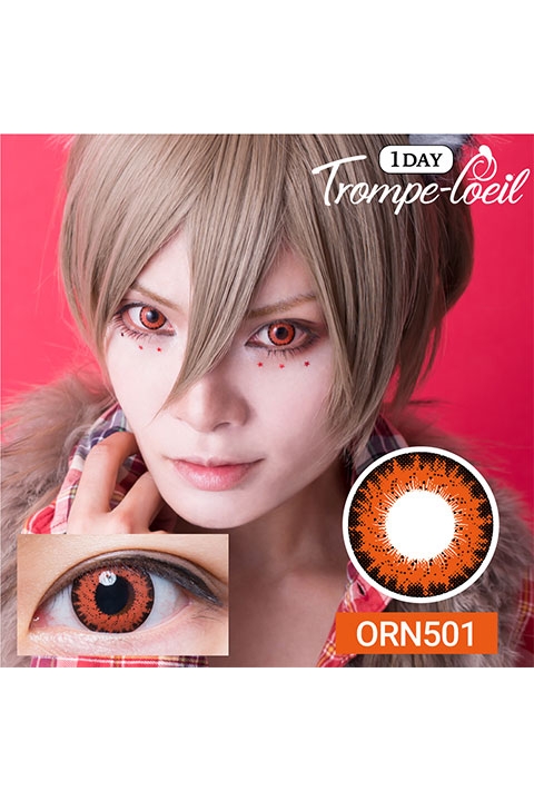 コスプレ コスプレアクセサリー 度あり トロンプルイユ ワンデー Orn501 コスプレカラーコンタクト 2 5 アニメイト