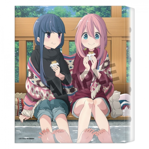 グッズ 置きもの ゆるキャン キャンバスアート アニメ版 各務原なでしこ 志摩リン 足湯 Ver アニメイト