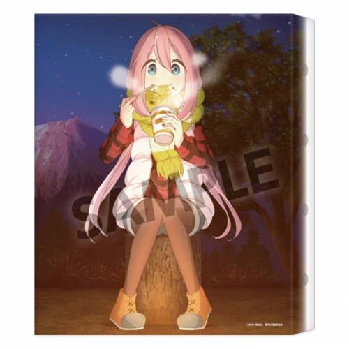 グッズ 置きもの ゆるキャン キャンバスアート アニメ版 各務原なでしこ カレーめん Ver アニメイト