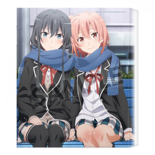 グッズ 置きもの やはり俺の青春ラブコメはまちがっている 続 キャンバスアート 雪ノ下雪乃 由比ヶ浜結衣 制服 Ver アニメイト