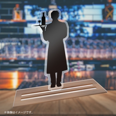 【グッズ-スタンドポップ】ノンキャラオリジナル 推しが立つ大地 木目【にじ丸商店】