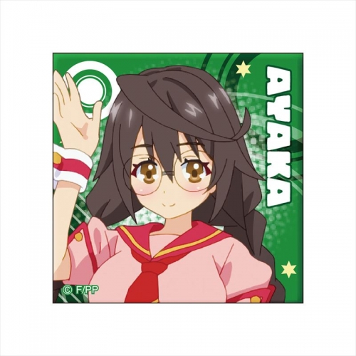 グッズ バッチ ぱすてるメモリーズ スクエア缶バッジ 榊亜矢香 制服ver アニメイト