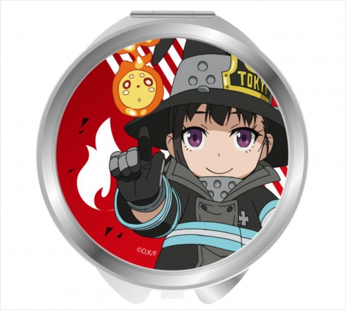 グッズ ミラー 炎炎ノ消防隊 コンパクトミラー 茉希尾瀬 アニメイト