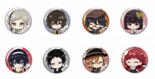 グッズ バッチ 文豪ストレイドッグス トレーディング缶バッジ アニメイト