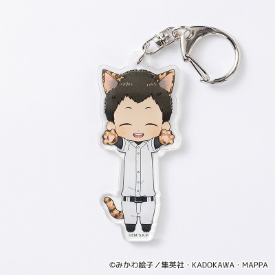 【グッズ-キーホルダー】忘却バッテリー のび猫アクリルキーホルダー(練習着Ver. 山田 太郎)