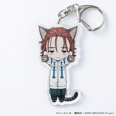 【グッズ-キーホルダー】WIND BREAKER のび猫アクリルキーホルダー 第2弾(名取 慎吾)
