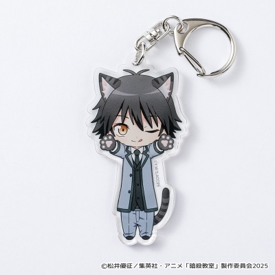 【グッズ-キーホルダー】暗殺教室 のび猫アクリルキーホルダー(磯貝 悠馬)