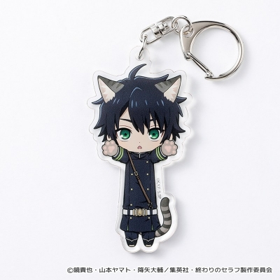 【グッズ-キーホルダー】終わりのセラフ のび猫アクリルキーホルダー(百夜優一郎)