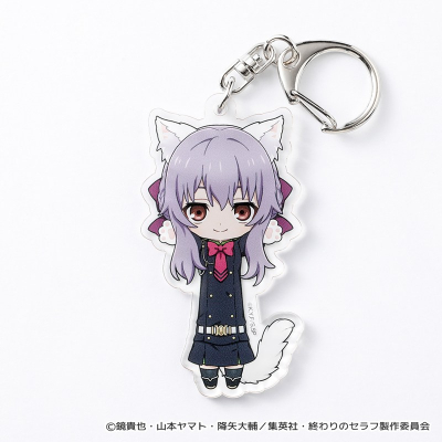 【グッズ-キーホルダー】終わりのセラフ のび猫アクリルキーホルダー(柊シノア)