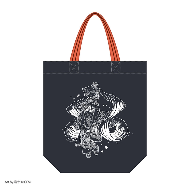 グッズ バッグ 財布類 グッズ バッグ 初音ミク 倉敷デニムトート 浮世絵 アニメイト