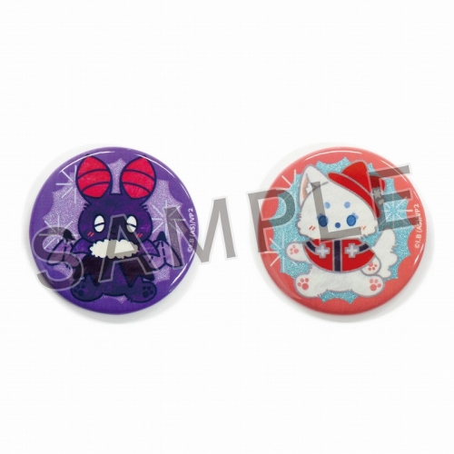 グッズ-バッチ】吸血鬼すぐ死ぬ2 モフフサシリーズ ラメ入り缶バッジ 