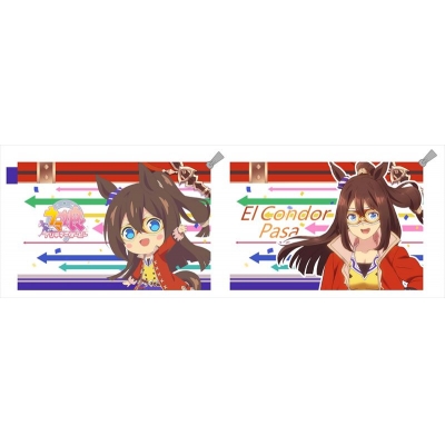 【グッズ-ポーチ】ウマ娘 プリティーダービー 撥水ポーチ 「エルコンドルパサー」