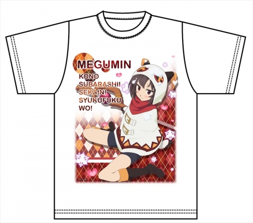 グッズ Tシャツ この素晴らしい世界に祝福を 描き下ろし グラフィックtシャツ めぐみん アニメイト