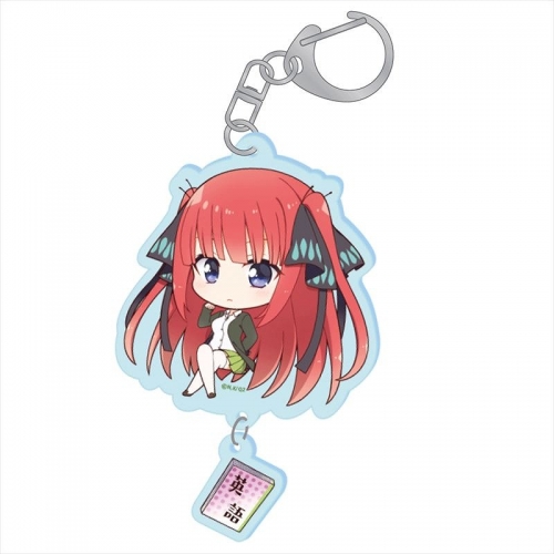 グッズ キーホルダー Tvアニメ 五等分の花嫁 ぷちちょこアクリルキーホルダー 中野二乃 得意教科ver アニメイト