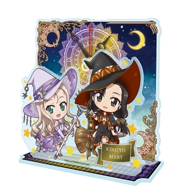 【グッズ-時計】ガールズ&パンツァー 最終章 ぷちちょこミニアクリル置時計【西絹代&マリー】魔女ver.