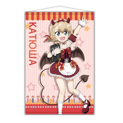 【グッズ-タペストリー】ガールズ&パンツァー 最終章 描き下ろしB2タペストリー【カチューシャ】小悪魔ウエイトレス
