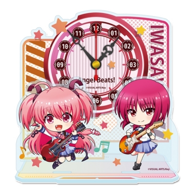 【グッズ-時計】Angel Beats! ぷちちょこミニアクリル置時計【ユイ&岩沢】