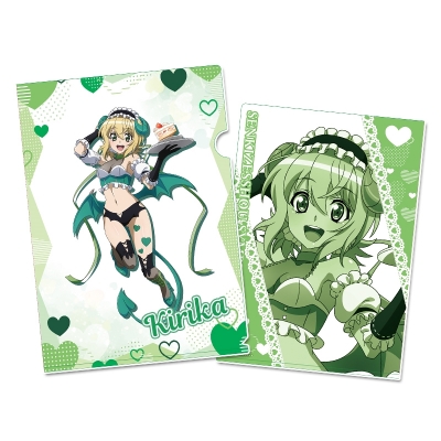 【グッズ-クリアファイル】戦姫絶唱シンフォギアXV 描き下ろし クリアファイル【暁 切歌】小悪魔ウェイトレス