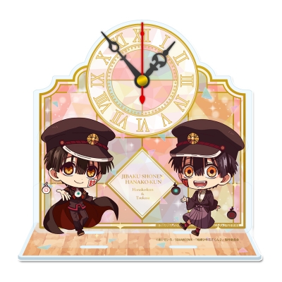【グッズ-時計】TVアニメ「地縛少年花子くん2」 ぷちちょこミニアクリル置時計【花子くん&つかさ】
