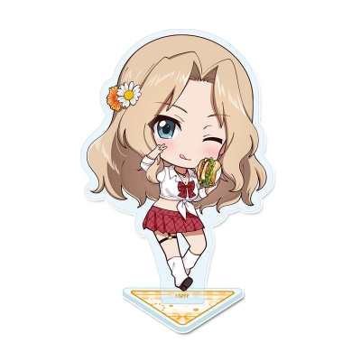 【グッズ-スタンドポップ】ガールズ&パンツァー 最終章 ぷちちょこアクリルスタンド【ケイ】ギャル制服ver.