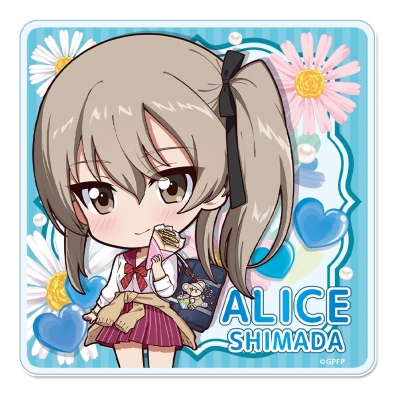 【グッズ-コースター】ガールズ&パンツァー 最終章 ぷちちょこアクリルコースター【島田愛里寿】ギャル制服ver.