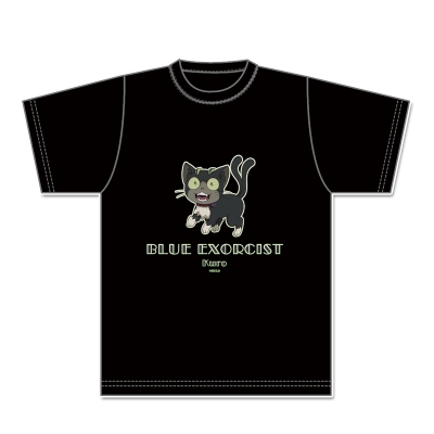 【グッズ-Tシャツ】青の祓魔師 雪ノ果篇 ぷちちょこグラフィックTシャツ【クロ】