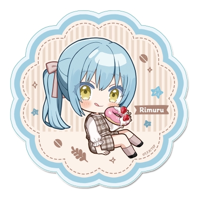 【グッズ-コースター】転生したらスライムだった件 ぷちちょこアクリルコースター【リムル(ドーナツ)】カフェごはんver.