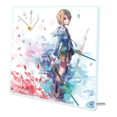 【グッズ-時計】ヘブンバーンズレッド アクリル置時計