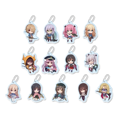 【グッズ-キーホルダー】ヘブンバーンズレッド ぷちちょこトレーディングアクリルキーホルダー