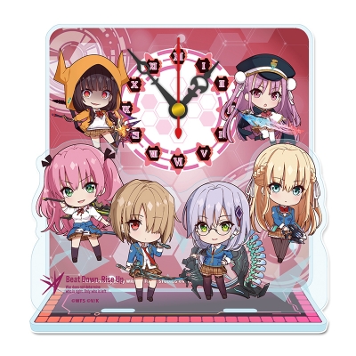 【グッズ-時計】ヘブンバーンズレッド ぷちちょこミニアクリル置時計【31A】