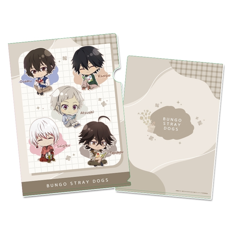 【グッズ-クリアファイル】文豪ストレイドッグス ぷちちょこクリアファイル【A】読書ver.
