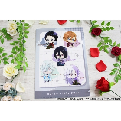 【グッズ-クリアファイル】文豪ストレイドッグス ぷちちょこクリアファイル【B】読書ver.