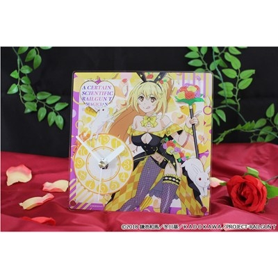 【グッズ-時計】とある科学の超電磁砲T 描き下ろしアクリル置時計【食蜂操祈】マジシャンver.