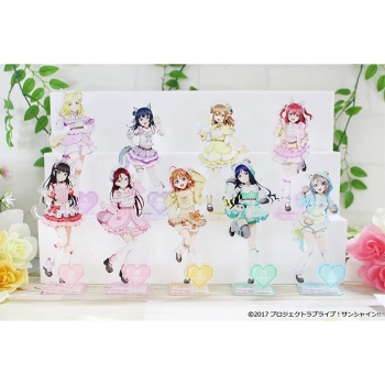 グッズ-スタンドポップ】ラブライブ！サンシャイン!! 描き下ろし ラブライブサンシャイン伊豆箱根鉄道渡辺曜アクリルスタンド