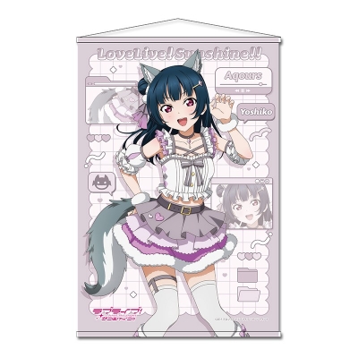 【グッズ-タペストリー】ラブライブ!サンシャイン!! 描き下ろし B2タペストリー【津島 善子】アニマル衣装