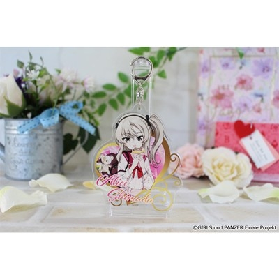 【グッズ-キーホルダー】ガールズ&パンツァー 最終章 描き下ろし アクリルキーホルダー【島田愛里寿】ギャル制服ver.