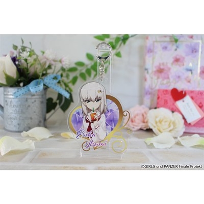 【グッズ-キーホルダー】ガールズ&パンツァー 最終章 描き下ろし アクリルキーホルダー【逸見エリカ】ギャル制服ver.