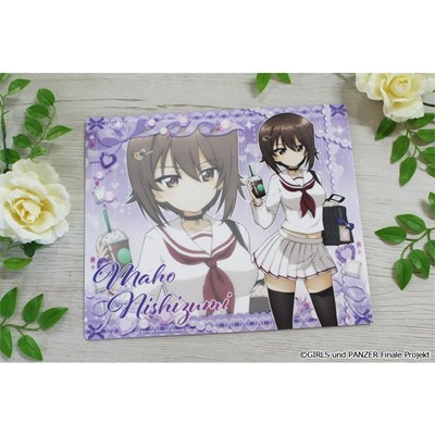 【グッズ-マウスパッド】ガールズ&パンツァー 最終章 描き下ろし マウスパッド【西住まほ】ギャル制服ver.
