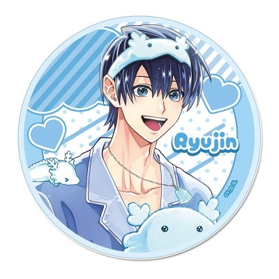 【グッズ-コースター】しゅきしゅきMAXハート♡ 山野でこ先生 描き下ろし アクリルコースター【水走 龍仁】パジャマver.