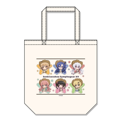 【グッズ-バッグ】戦姫絶唱シンフォギアXV ぷちちょこキャンバストートバッグ カウガールver.